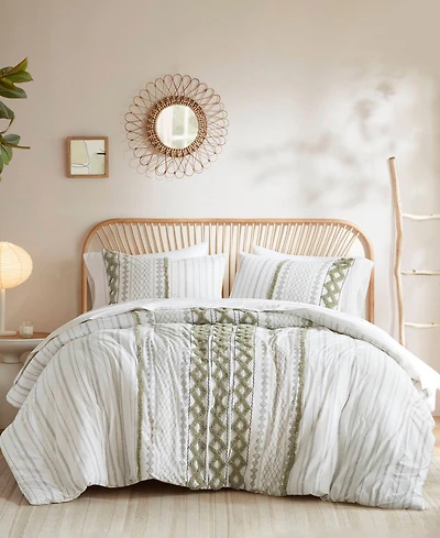 Ink+Ivy Imani 3-Pc. Duvet Cover Set, Full/Queen