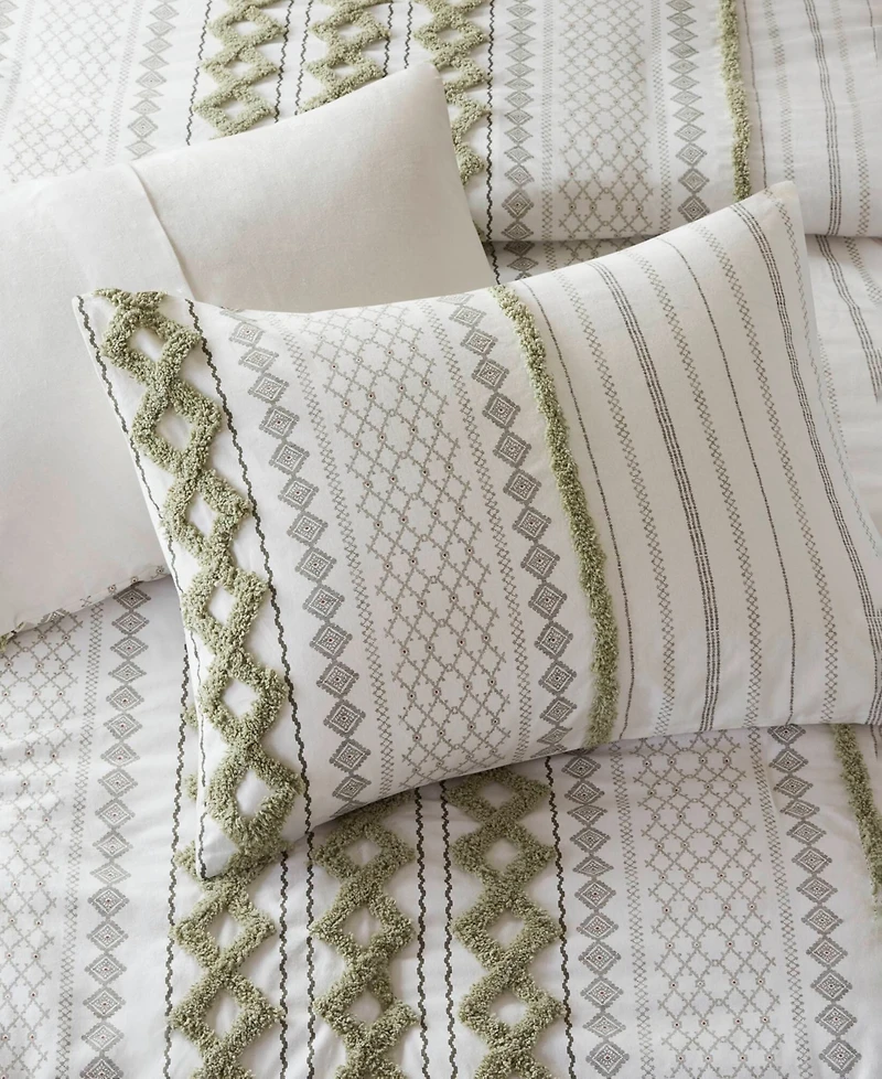 Ink+Ivy Imani 3-Pc. Duvet Cover Set, Full/Queen
