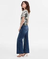 Guess Women's High-Rise Wide-Leg Jeans
