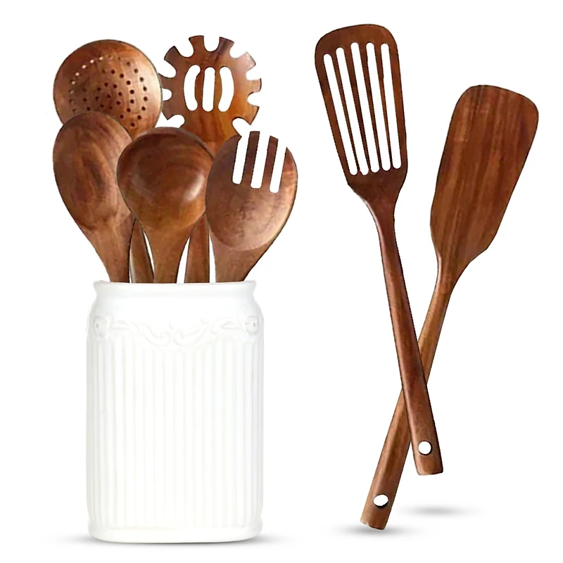 Cheer Collection Piece Wooden Spatula Set