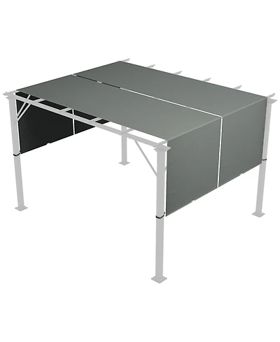 Outsunny 2 Pcs Pergola Shade Cover, Canopy for 10 x 12ft
