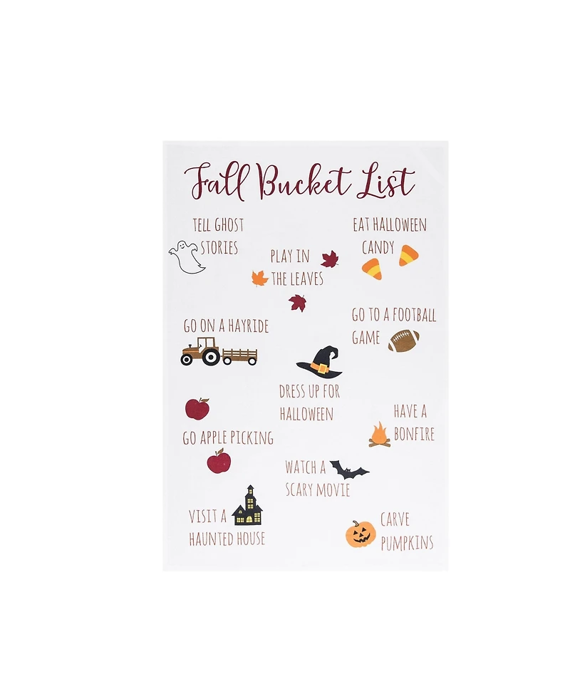 Fall Bucket List Towel
