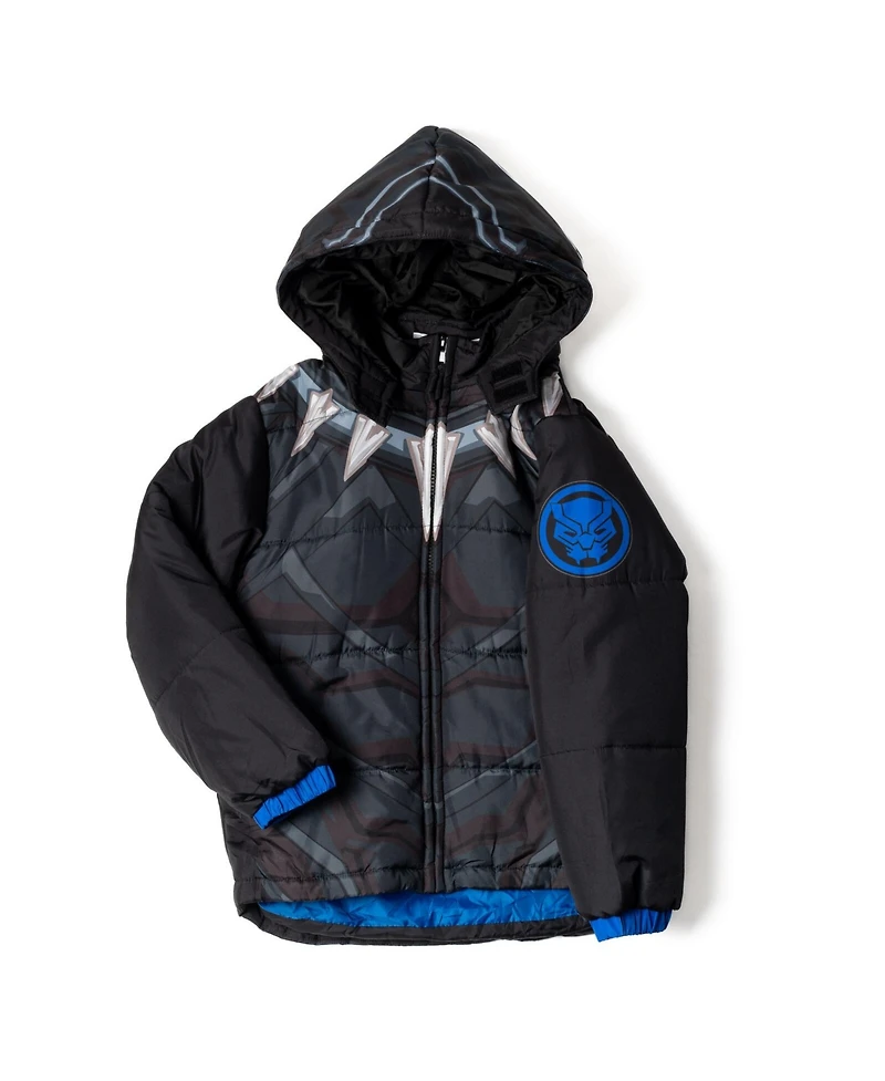 Avengers Boys Marvel The Hulk Zip Up Winter Coat Puffer Jacket