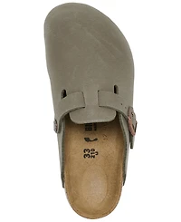 Birkenstock Little Girls Boston Suede Leather Clogs from Finish Line