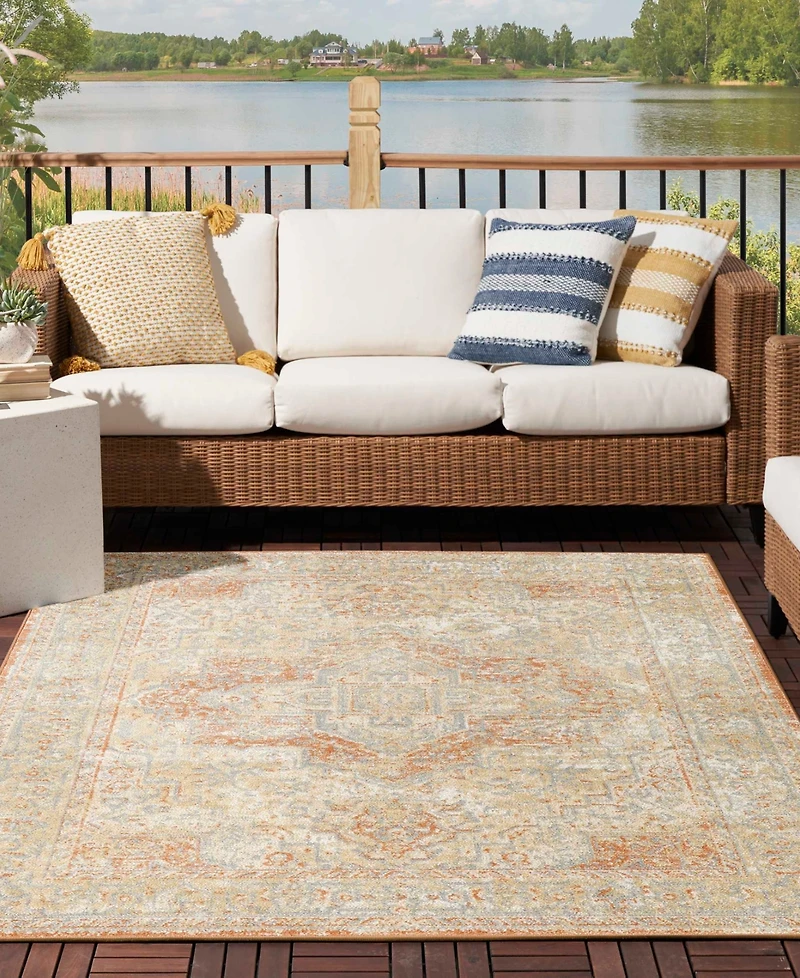 Nourison Home Nourison Essentials Persian NRE07 5'x7' Outdoor Area Rug