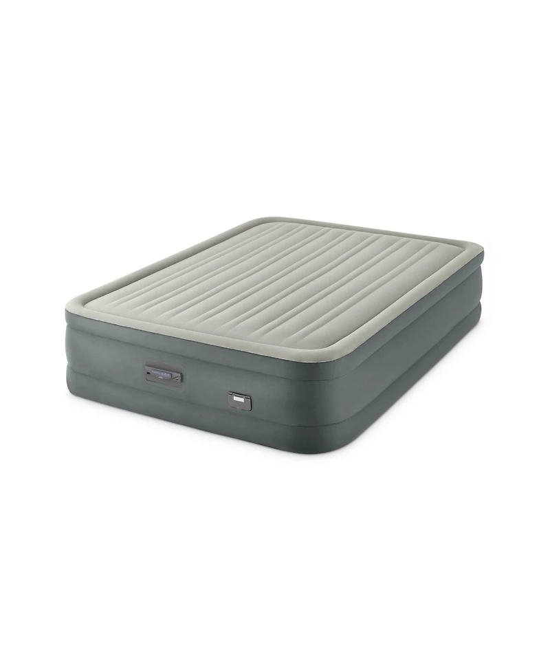 Intex PremAire Dream Support Fiber Tech Air Mattress with Built-In Pump, Queen