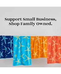 Linery & Co. 100% Cotton Jacquard 2 Pack Summer Beach Towels, 30" x 60"
