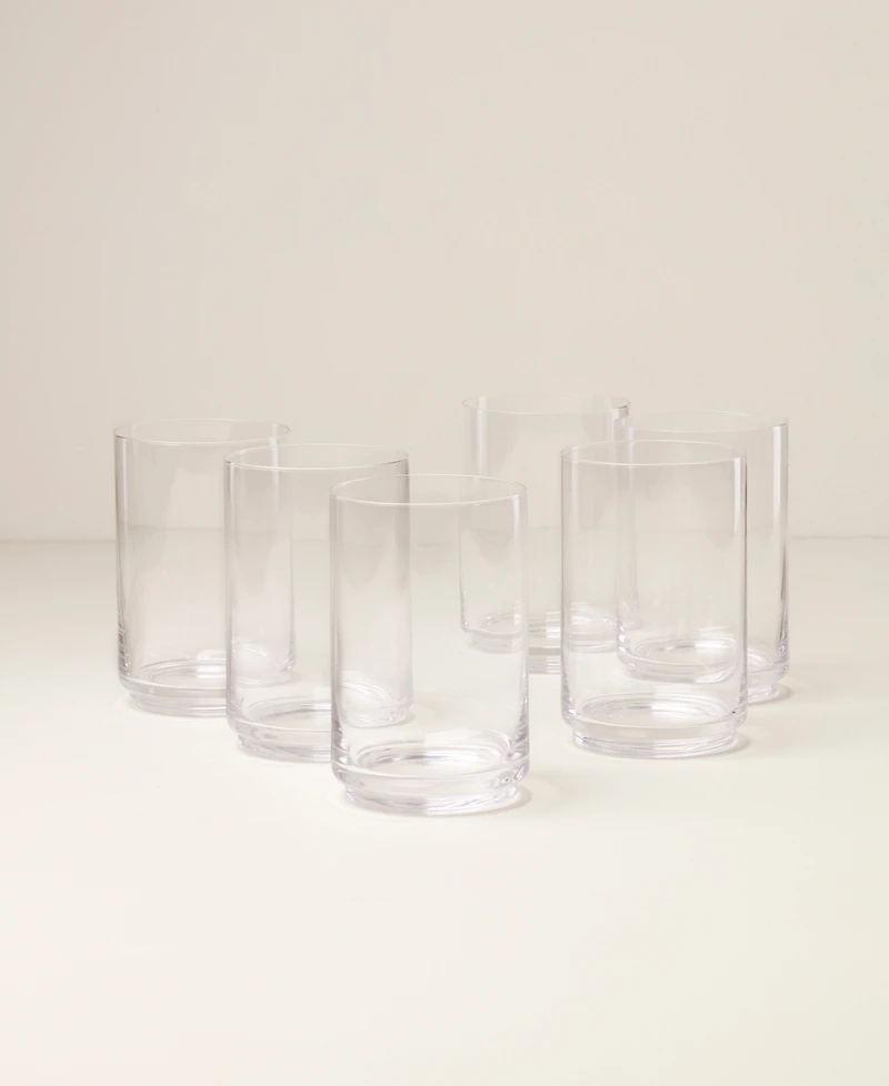 Lenox Tuscany Classics Stackable Cooler Glasses, Set of 6