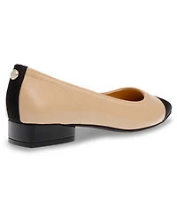 Anne Klein Women's Carlie Almond Toe Ballet Flats