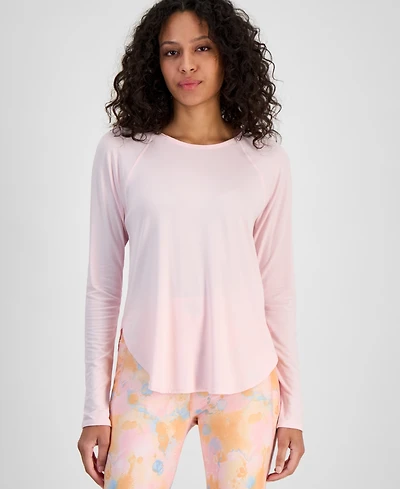Id Ideology Women's Performance Long-Sleeve Top, Created for Macy's