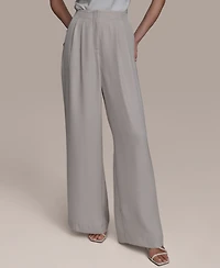 Donna Karan New York Women's Pleated Wide-Leg Pants