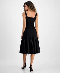 Rachel Rachel Roy Women's Hollie Square-Neck Midi Dress