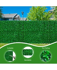 Artificial Green Fence, Strong and Durable Outdoor Fence Waterproof for Outdoor Gardens, Courtyards