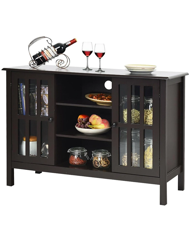 Wooden Tv Stand Console Cabinet for 50 Inch Tv