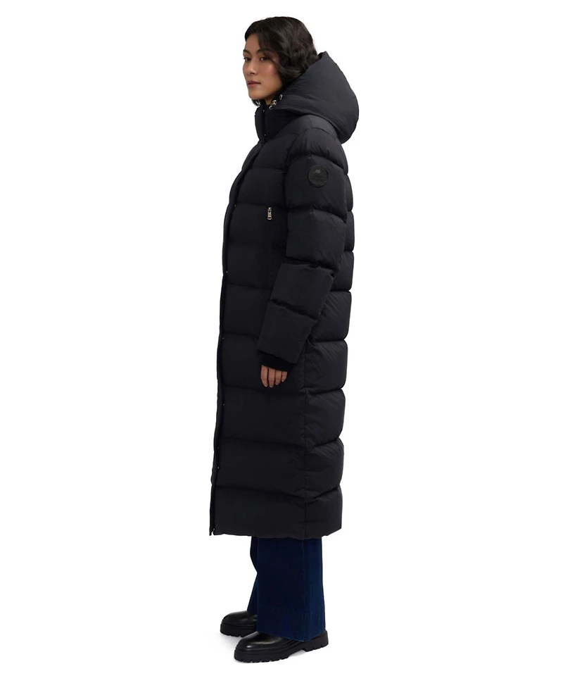 Pajar Women's Verity Long Boxy Channel Quilted Puffer