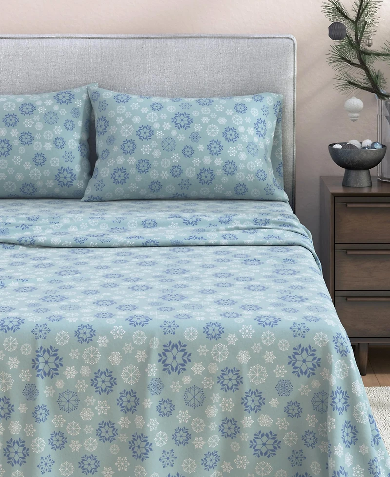 Linery & Co. 100% Turkish Cotton Winter Flannel Sheet Set