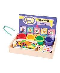 Battat Stir & Sort Food Court Fine Motor Game