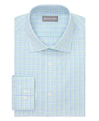 Michael Kors Men's Regular-Fit Check Dress Shirt