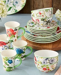 Certified International Greenhouse 16-Pc. Dinnerware Set, Service for 4