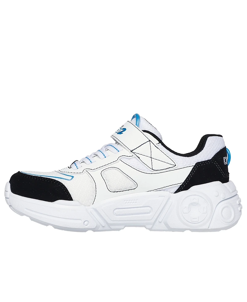 Skechers Little Boys Game Kicks: Gametronix 2.0 Fastening Strap Casual Sneakers from Finish Line