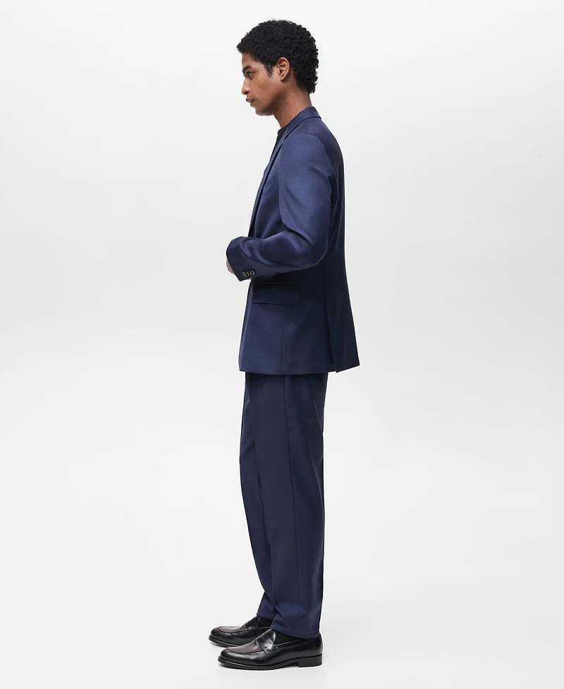Mango Men's Slim-Fit Woolen Trousers