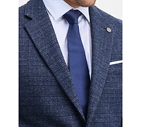 Ted by Baker Men's Modern-Fit Navy Boucle Plaid Sport Coat