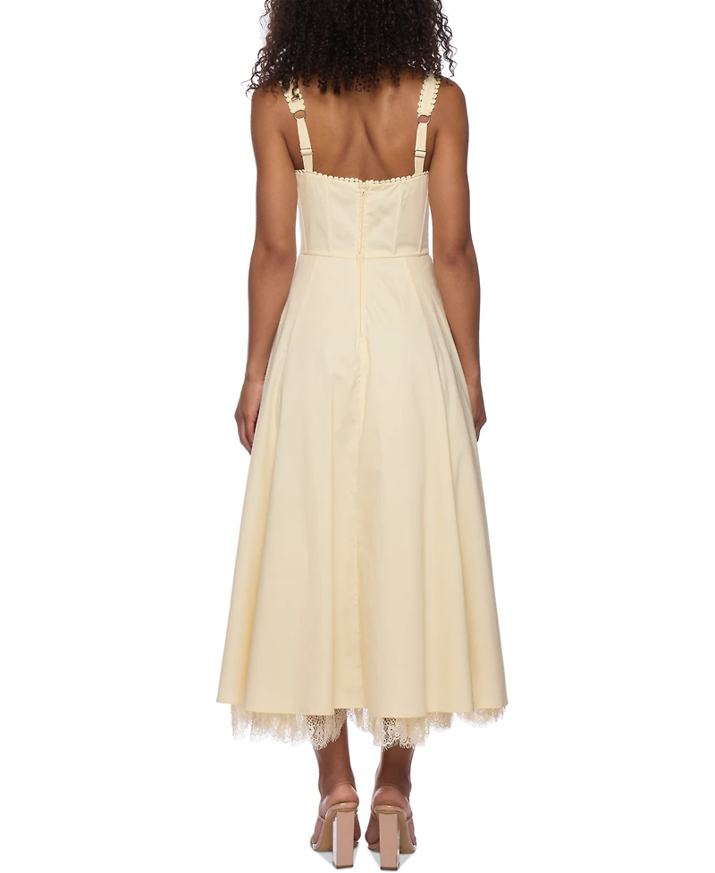 Alex & Sophia Juniors' Ruched-Front Midi Dress