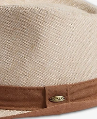 Dorfman Pacific Men's Contrast Trim Fedora Hat