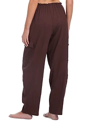 Sanctuary Women's Coastal Covers Crinkle Cotton Baggy Barrel Cargo Pants