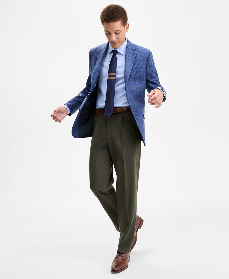 Tommy Hilfiger Men's Modern-Fit Patterned Sport Coat