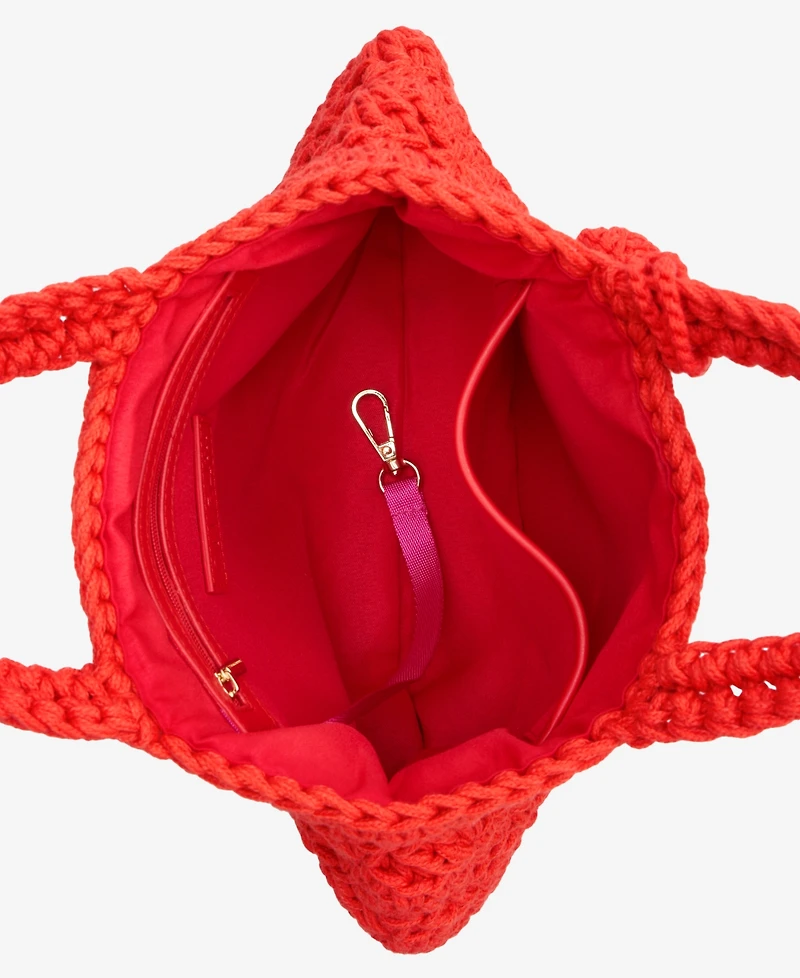 On 34th Crochet Medium Tote Bag, Exclusively at Macy's