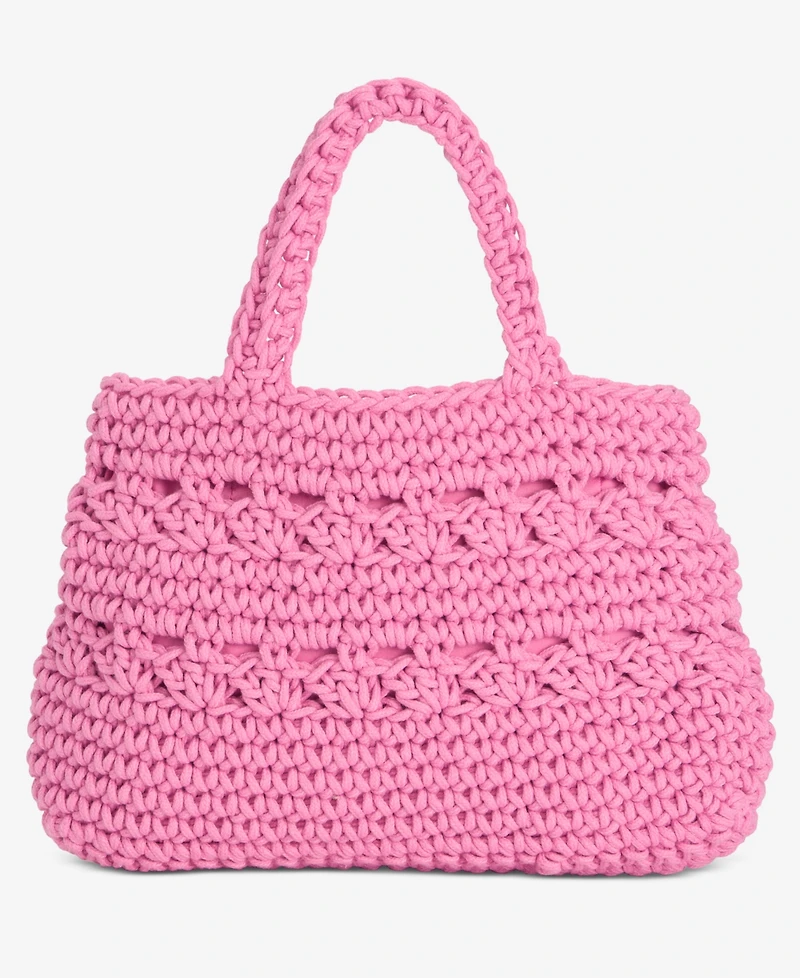 On 34th Crochet Medium Tote Bag, Exclusively at Macy's