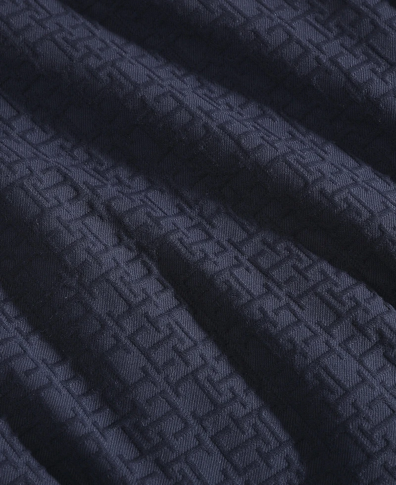 Tommy Hilfiger Monogram Matelasse 3-Pc. Duvet Cover Set