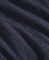 Tommy Hilfiger Monogram Matelasse 3-Pc. Duvet Cover Set