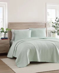 Tommy Hilfiger Ithaca Stripe Cotton Reversible -Pc. Quilt Set