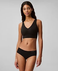 Calvin Klein Women's Invisibles Microfiber Stretch Hipster Underwear D3429