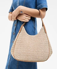 Style & Co Straw Medium 4-Poster Tote, Exclusively at Macy's