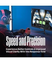 Westinghouse Inch Flat Gaming Monitor, 180Hz, 1ms, Amd FreeSync Support, Low Motion Blur, 1080p Full Hd Ips Display, for Office