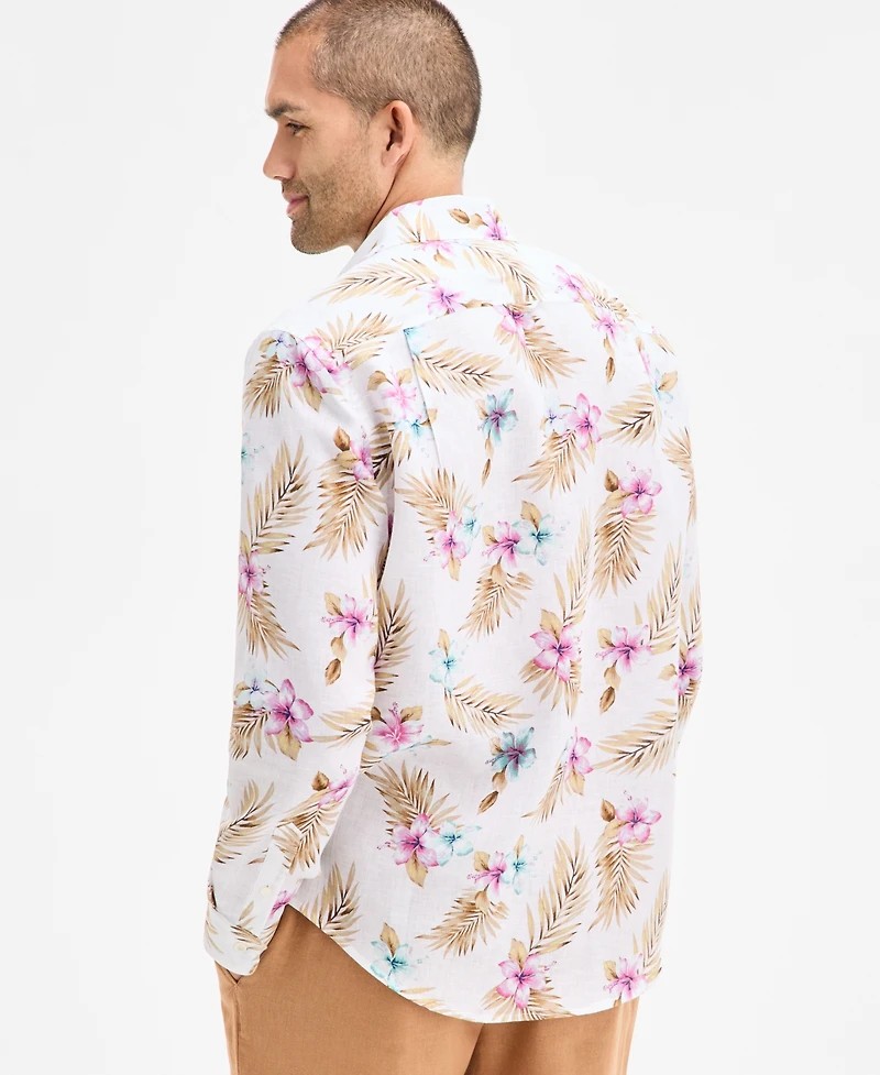 Club Room Men's Amista Floral Linen Shirt