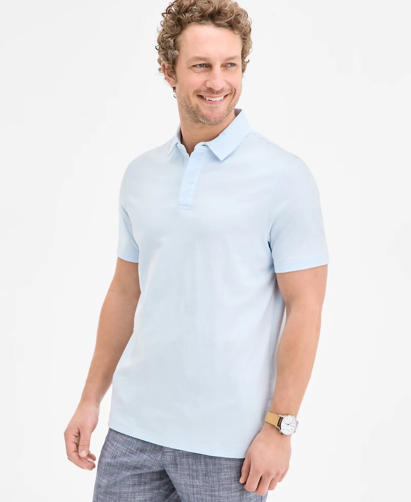 Club Room Men's Knit Polo Shirt