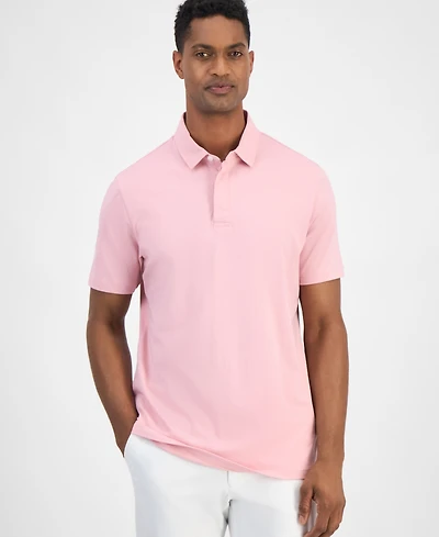 Club Room Men's Knit Polo Shirt, Exclusively at Macy's