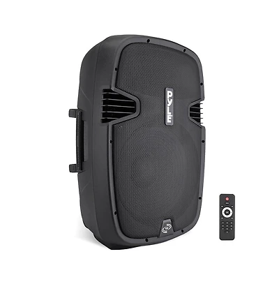 SereneLife 15" Bluetooth Pa Speaker System with Recording & Fm Radio, 1200W