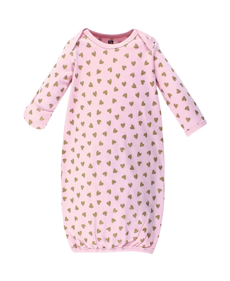 Hudson Baby Baby Girls Hudson Cotton Gowns, Love, Preemie/Newborn