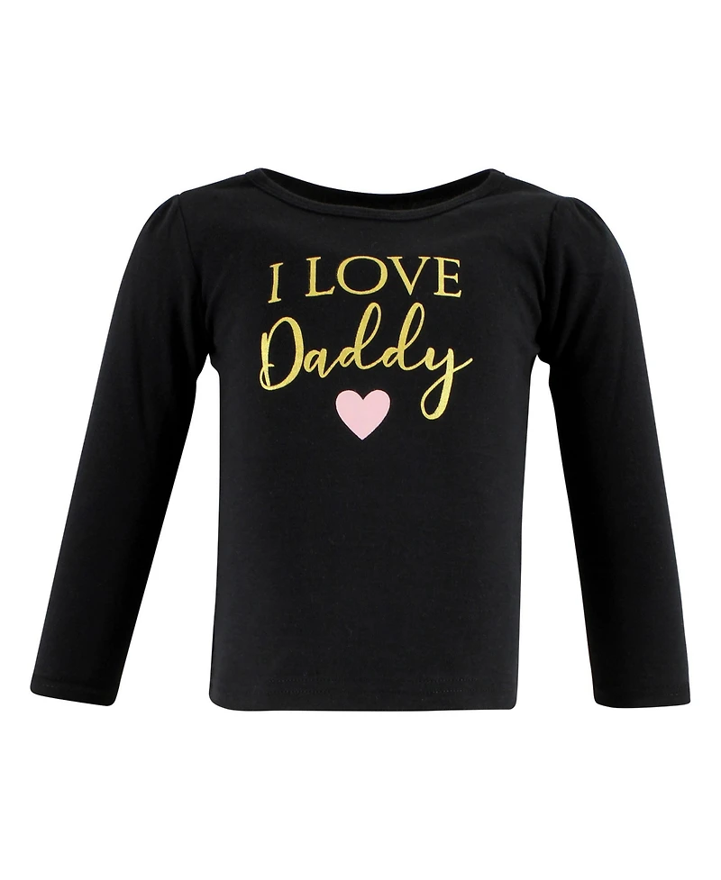 Hudson Baby Girls 3Pk Long Sleeve T-Shirts