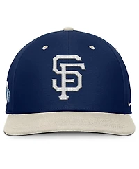 Nike Men's Navy/Cream San Francisco Giants Pro Performance Snapback Hat