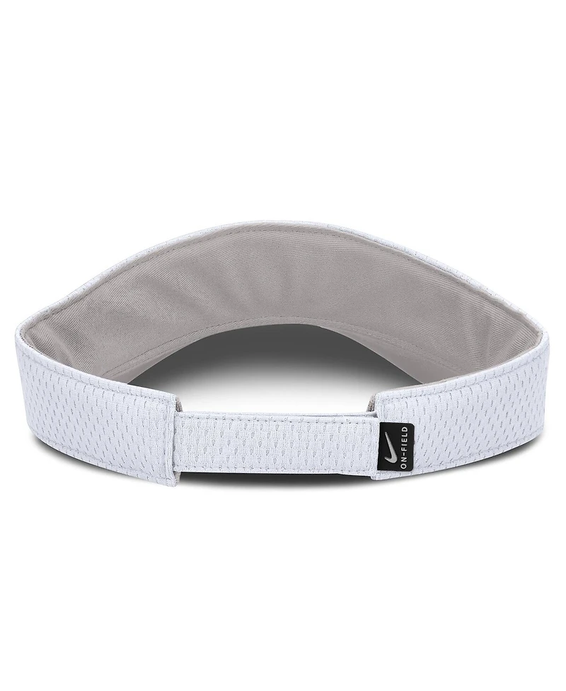 Nike Men's and Women's White Tennessee Volunteers 2025 Dugout Softball Ace Performance Adjustable Visor Hat