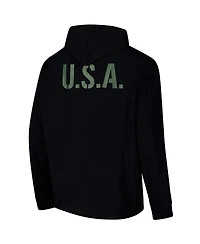 Colosseum Men's Black Purdue Boilermakers Oht Military Appreciation Hoodie Long Sleeve T-Shirt