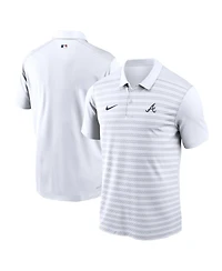 Nike Men's White Atlanta Braves Authentic Collection Victory Performance Polo Shirt