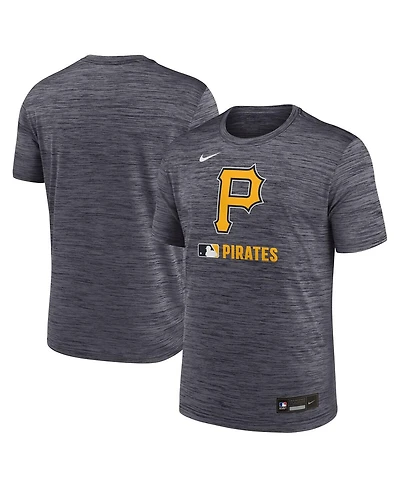 Nike Men's Black Pittsburgh Pirates Authentic Collection Velocity Performance Practice T-Shirt