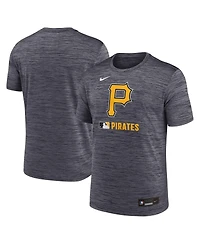 Nike Men's Black Pittsburgh Pirates Authentic Collection Velocity Performance Practice T-Shirt